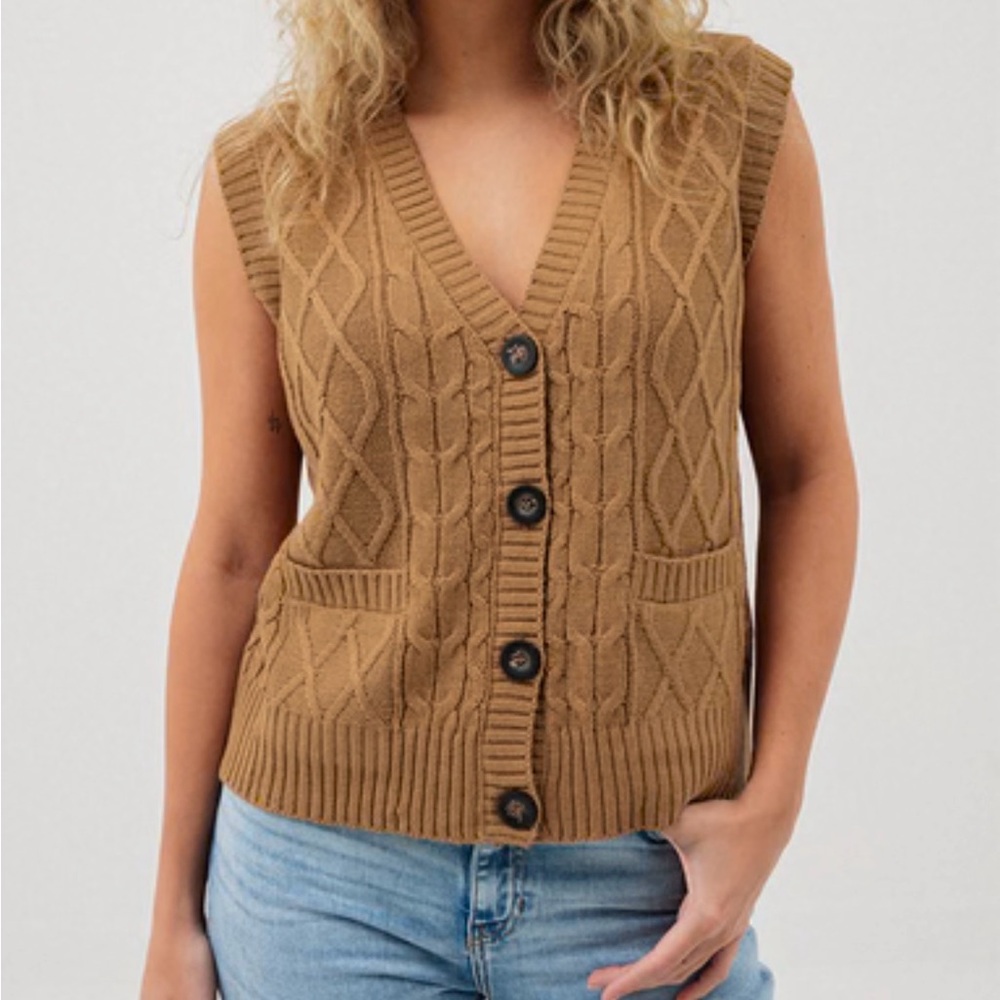 RD Style Knit Sweater Vest